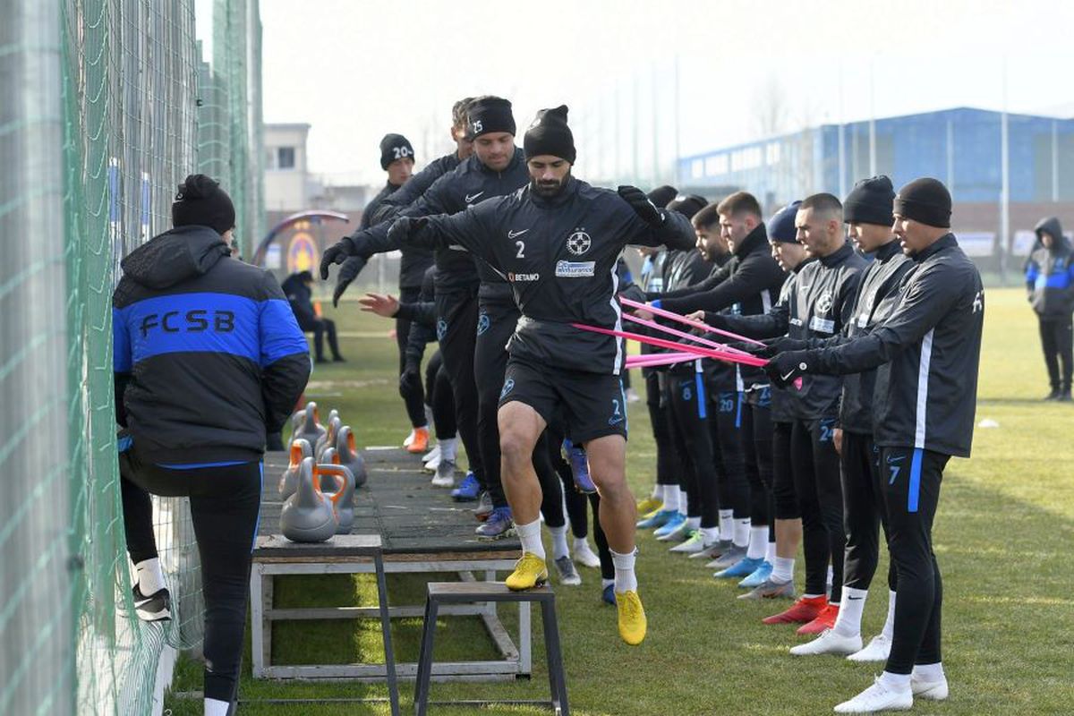 Antrenament FCSB-10 ianuarie