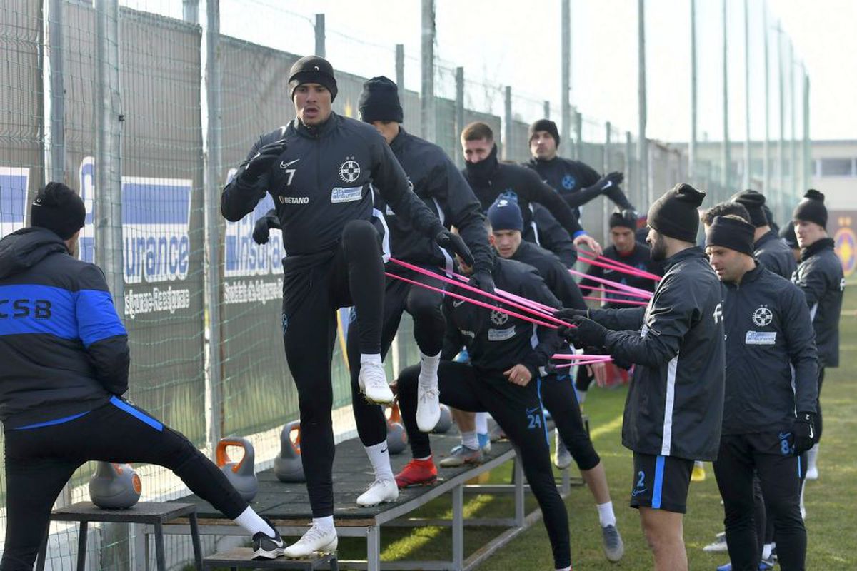 Antrenament FCSB-10 ianuarie