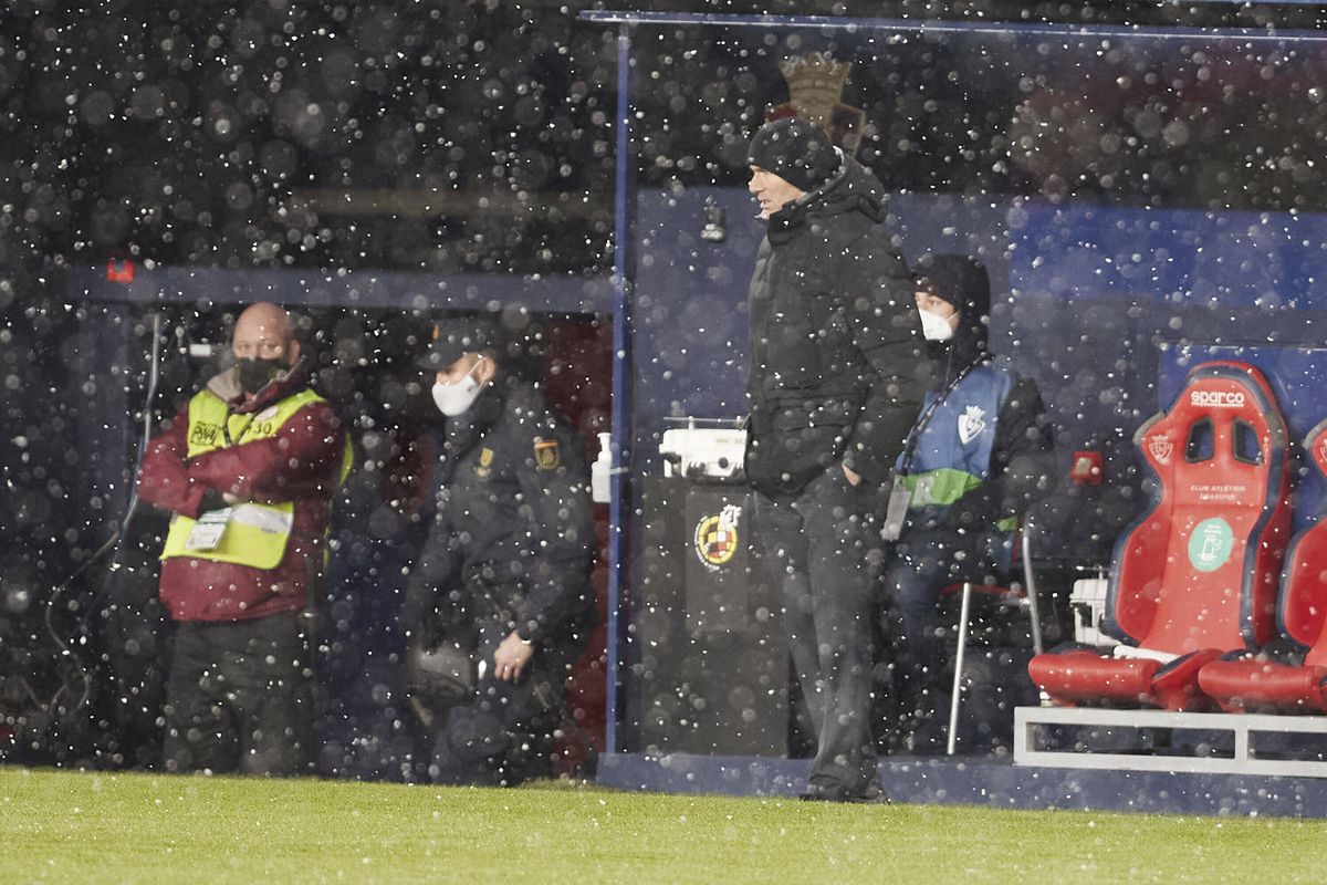 Thibaut Courtois, furios după meciul cu Osasuna disputat pe un teren înghețat: „Nu suntem marionetele Ligii”