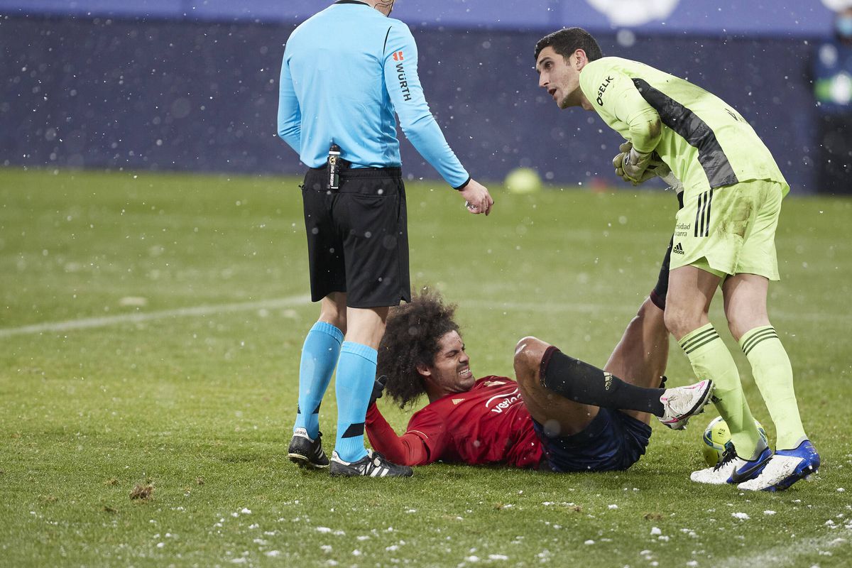 Thibaut Courtois, furios după meciul cu Osasuna disputat pe un teren înghețat: „Nu suntem marionetele Ligii”