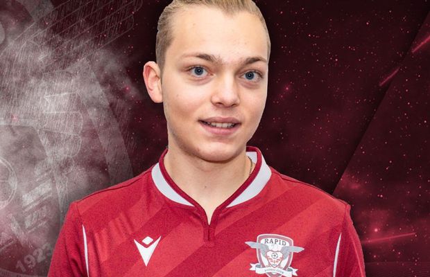 OFICIAL Rapid l-a transferat pe fiul afaceristului Claudiu Florică » În 2019, un club din Franța plătea 200.000 de euro pentru el