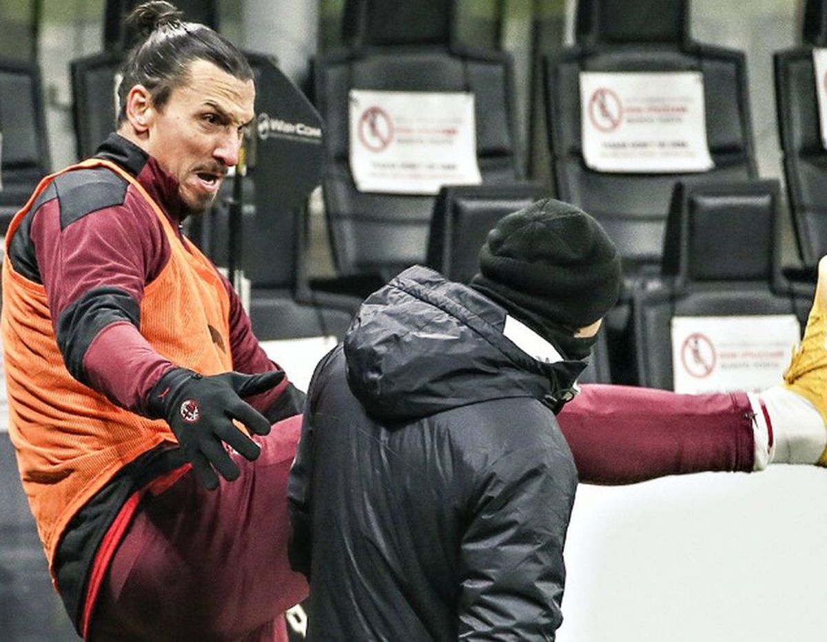 FOTO  Zlatan Ibrahimovic a „șocat” la ultimul meci din Serie A » Gestul suedezului face înconjurul planetei