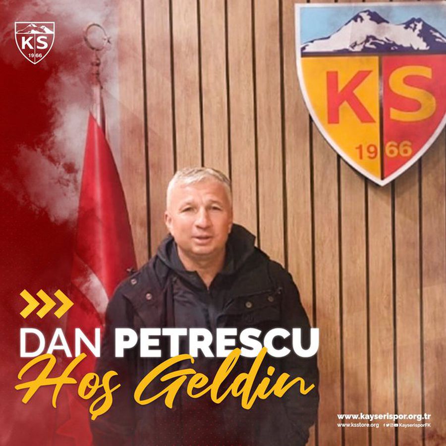 Dan Petrescu, prezentat oficial la Kayserispor! Durata contractului, primele declarații și câți bani va câștiga