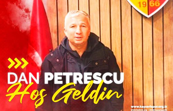 Dan Petrescu, prezentat oficial la Kayserispor! Durata contractului, primele declarații și câți bani va câștiga