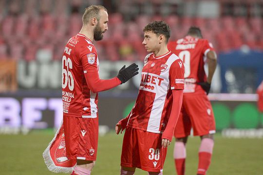 Ante Puljic, în stânga, în ultima perioadă de la Dinamo