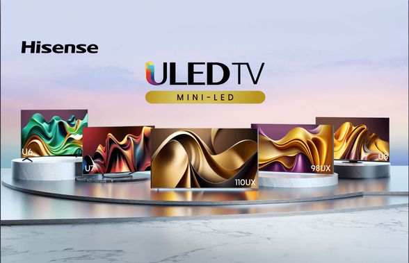 Hisense prezintă la #CES2024 noul ULED Mini-LED de 110 inch (277cm) care depășeste limitele display-urilor tradiționale