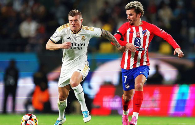 Saudiții n-au uitat! Toni Kroos, HUIDUIT la fiecare atingere în Real Madrid - Atletico. Motivul din spatele scenelor de la Riad