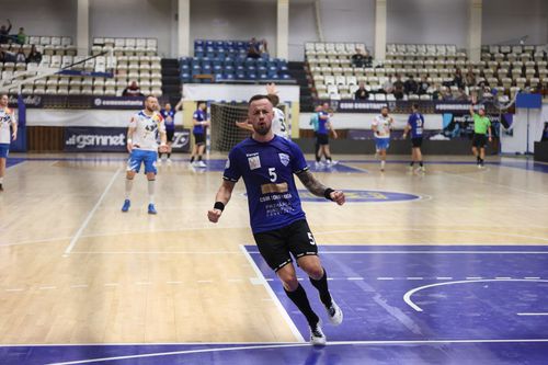Ionuț Nistor într-un meci al echipei sale, CSM Constanța Foto Facebook CSM Constanța