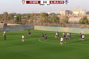 Rapid înfruntă o echipă de liga a patra în primul amical din Dubai