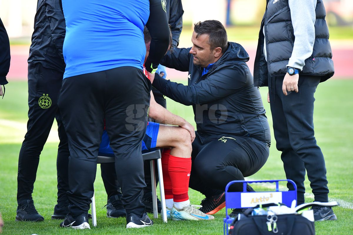 Darius Olaru a ieșit accidentat în meciul cu Hamburg