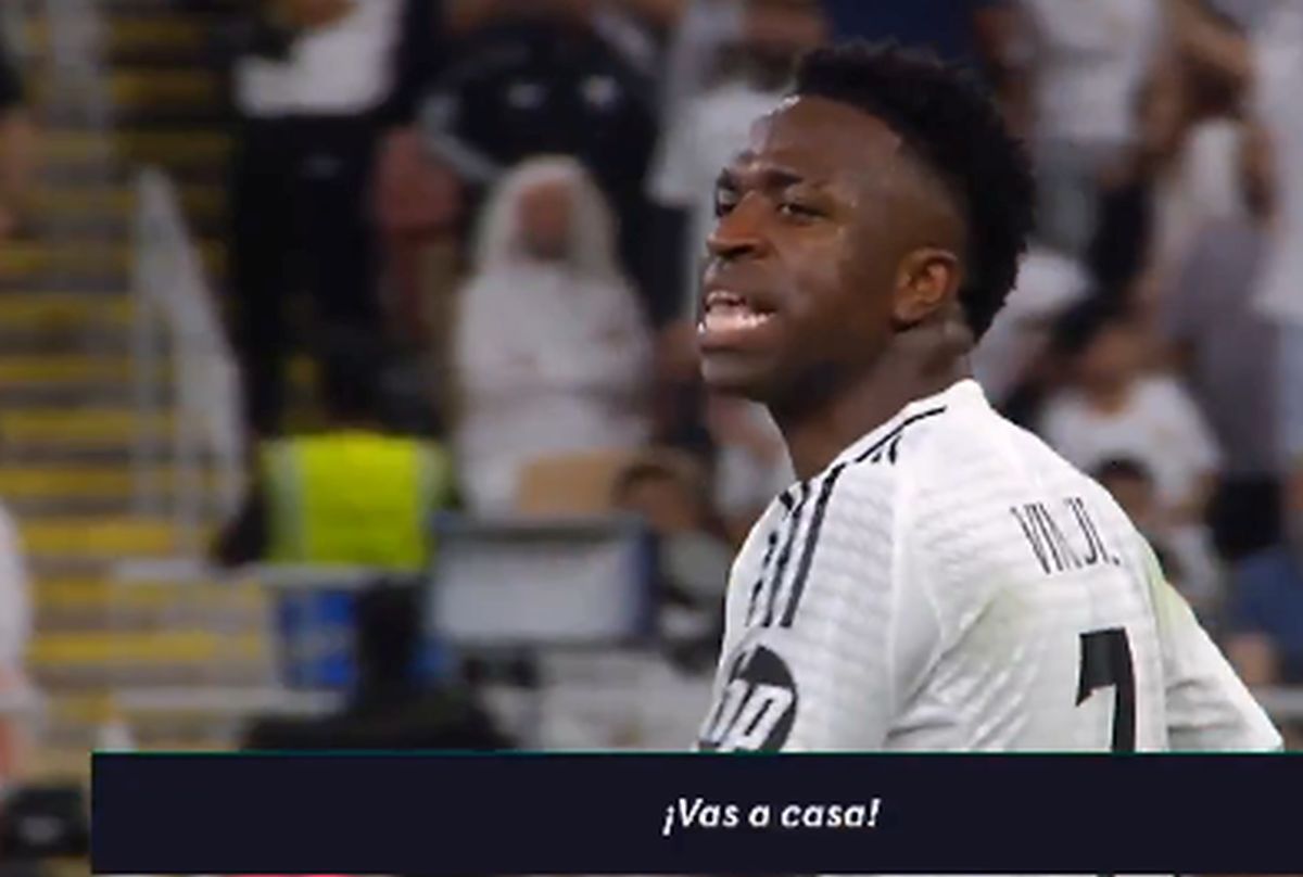 Scandal și pe tunel după Real Madrid - Mallorca! Vinicius, ținut cu greu: „Mergi acasă, c***o!”