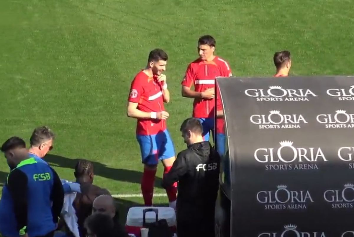 De ce a fost sponsorul FCSB-ului acoperit la meciul amical cu Hamburg + A debutat cu banderola pe braț