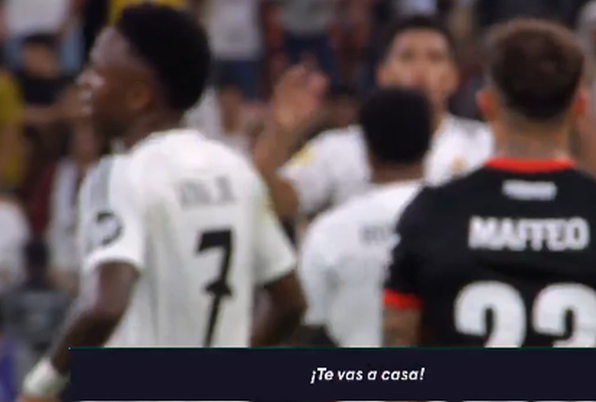 Scandal și pe tunel după Real Madrid - Mallorca! Vinicius, ținut cu greu: „Mergi acasă, c***o!”