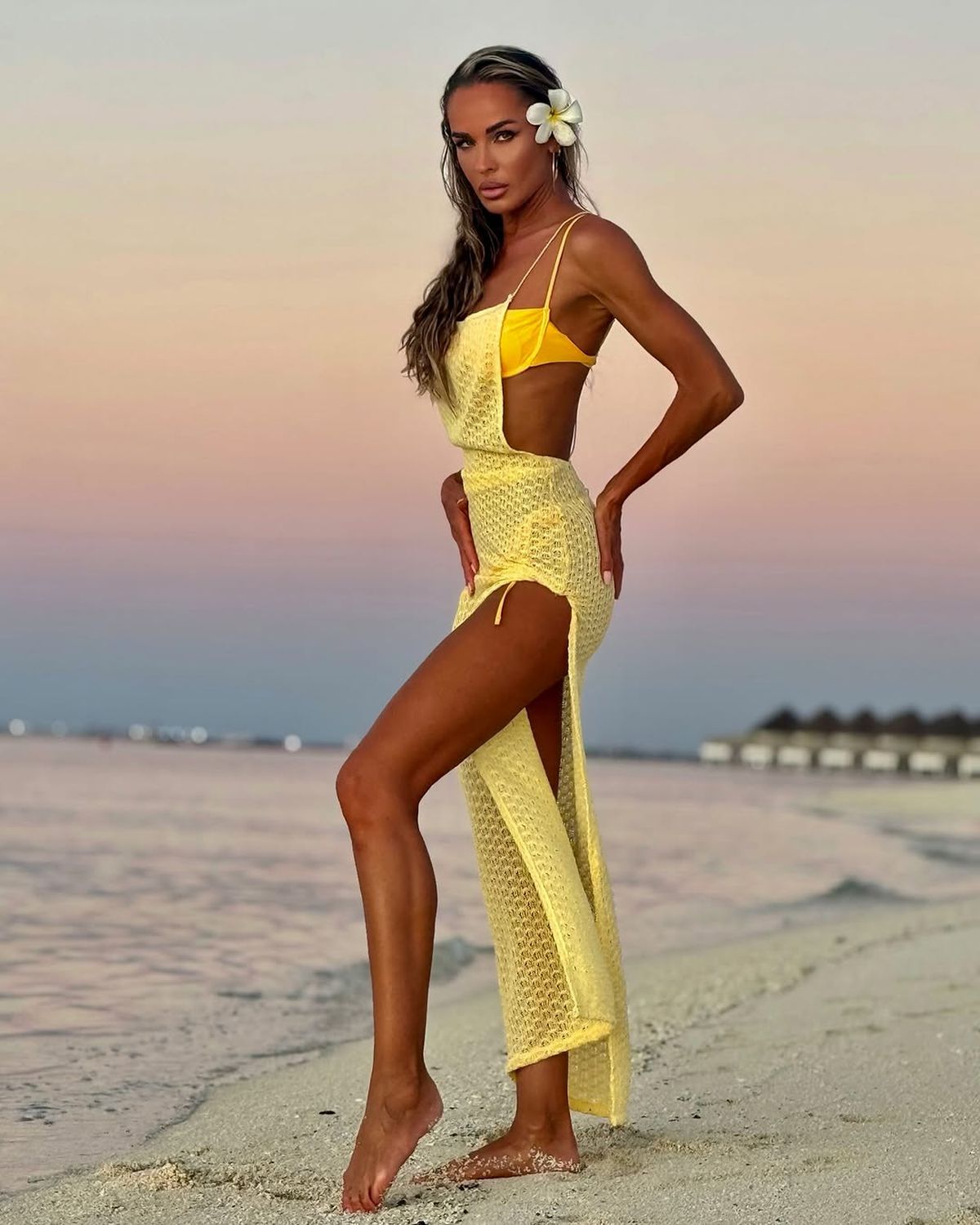 Fosta lui Claudiu Niculescu a făcut senzație pe plaja din Maldive » Ce au observat fanii în fotografiile Dianei Munteanu: „Corpul e superb, dar la față..”