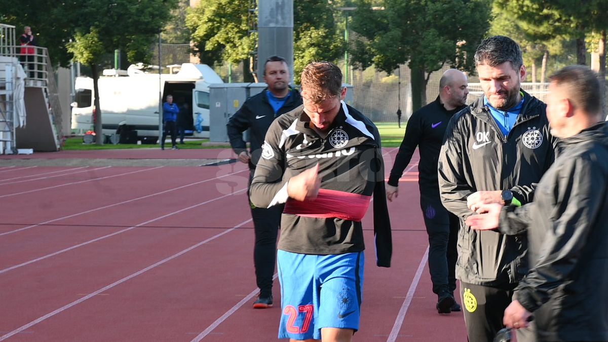 Lovitură grea pentru FCSB în primul meci al anului » Darius Olaru s-a accidentat și a ajuns la spital! GSP a aflat cât va lipsi