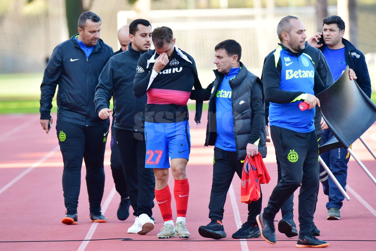 Darius Olaru a ieșit accidentat în meciul cu Hamburg