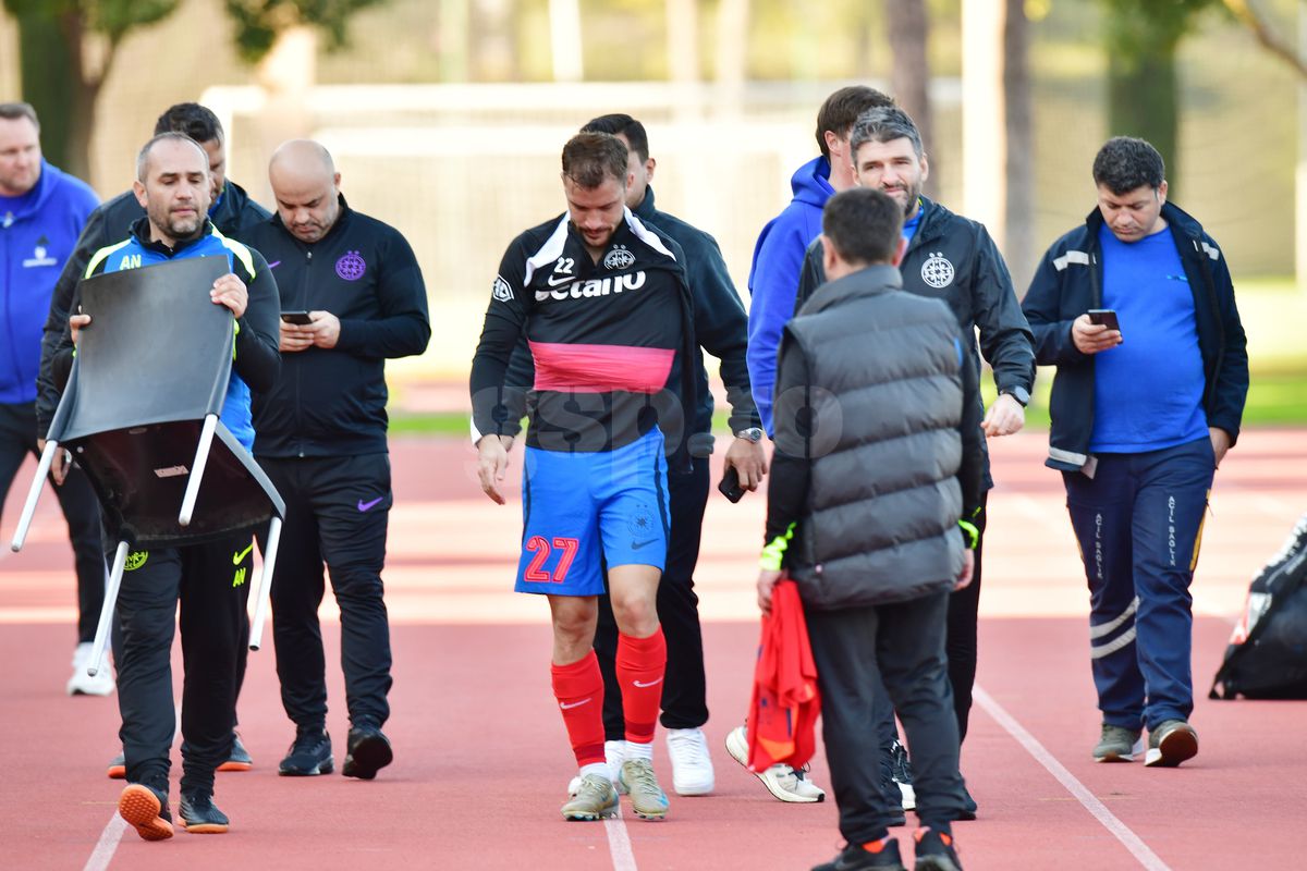 Darius Olaru a ieșit accidentat în meciul cu Hamburg