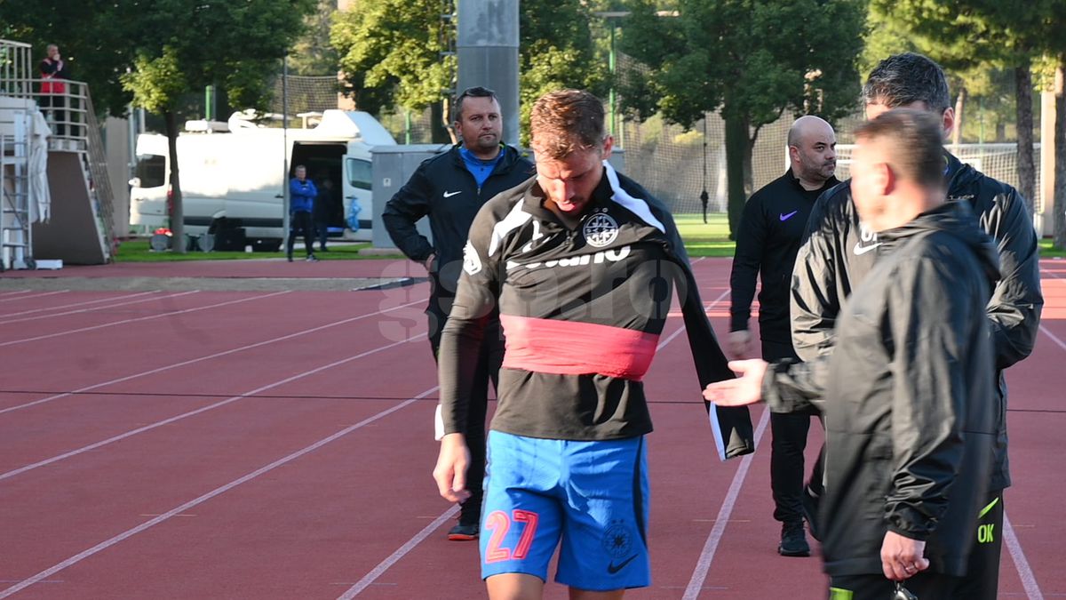 Lovitură grea pentru FCSB în primul meci al anului » Darius Olaru s-a accidentat și a ajuns la spital! GSP a aflat cât va lipsi