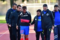 Lovitură grea pentru FCSB în primul meci al anului » Darius Olaru s-a accidentat și a ajuns la spital