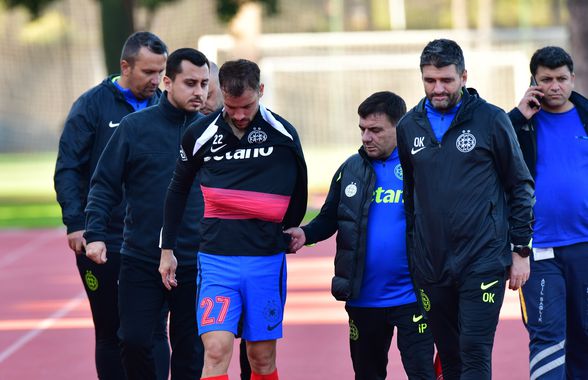 Lovitură grea pentru FCSB în primul meci al anului » Darius Olaru s-a accidentat și a ajuns la spital! GSP a aflat cât va lipsi