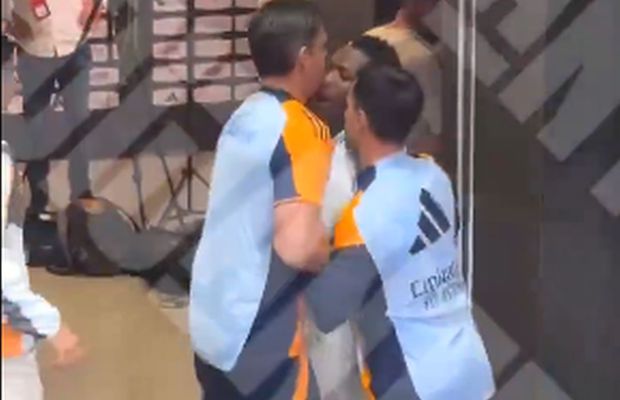 Scandal și pe tunel după Real Madrid - Mallorca! Vinicius, ținut cu greu: „Mergi acasă, c***o!”