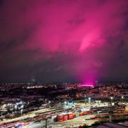 Stadionul lui Birmingham FC a iluminat orașul în roz / foto: X Birmingham City FC