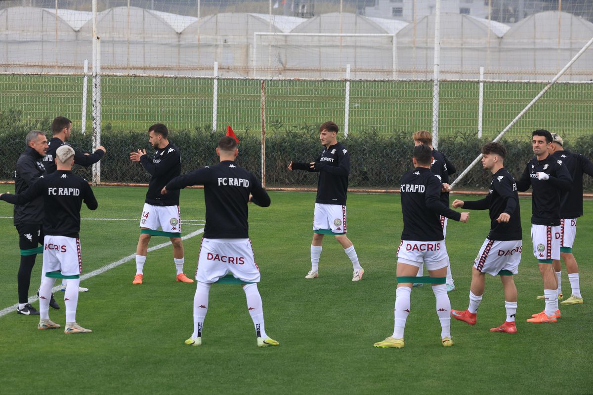 Rapid - Wisla Plock, amical în Antalya