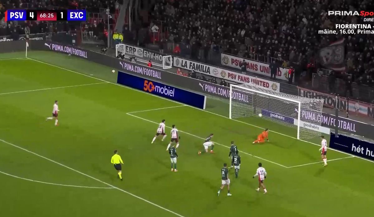 Dennis Man, gol în PSV - Excelsior