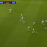 Dennis Man, gol în PSV - Excelsior // FOTO: captură Prima Sport