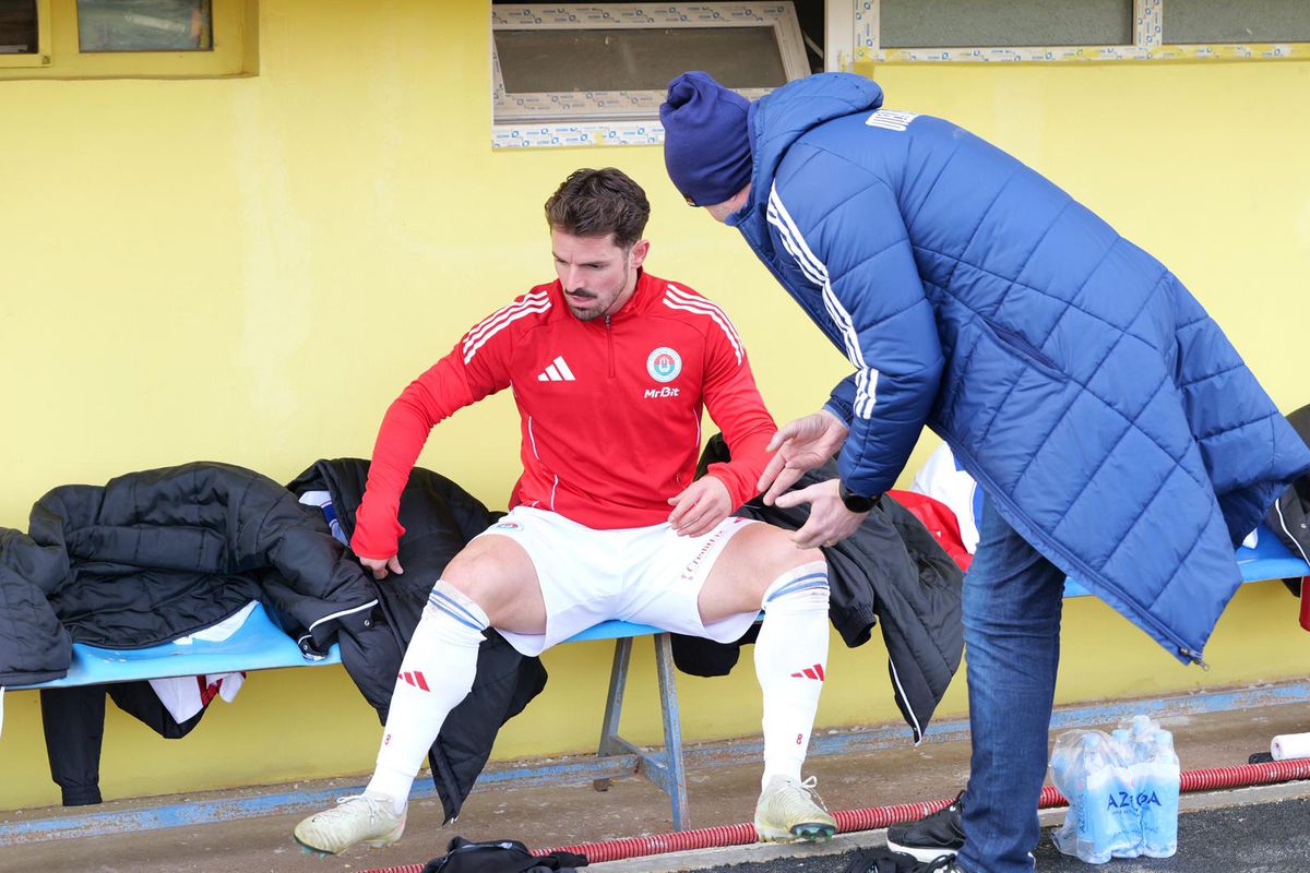 A revenit pe teren după 4 luni în care s-a luptat cu depresia, în primul meci jucat de Slobozia pe stadionul modernizat