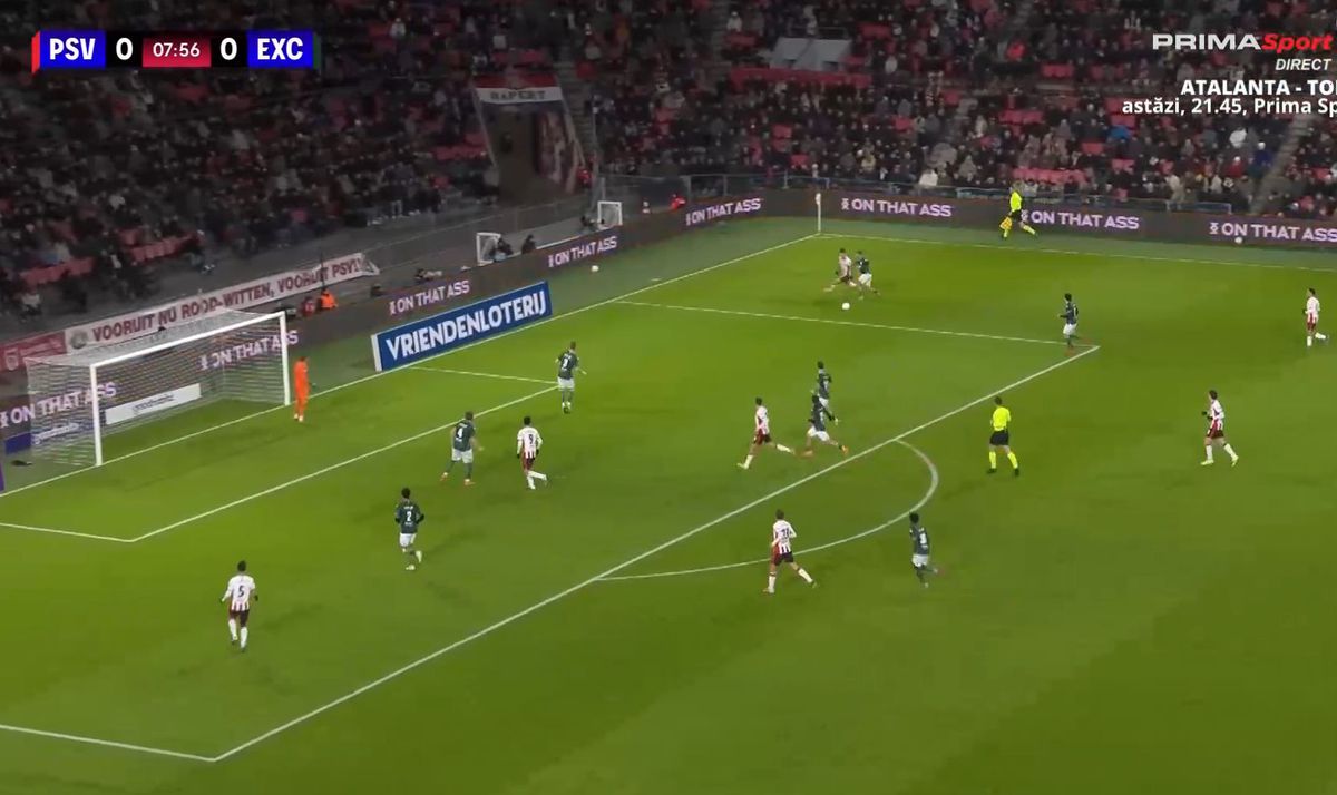 Dennis Man, pasă de gol în PSV - Excelsior