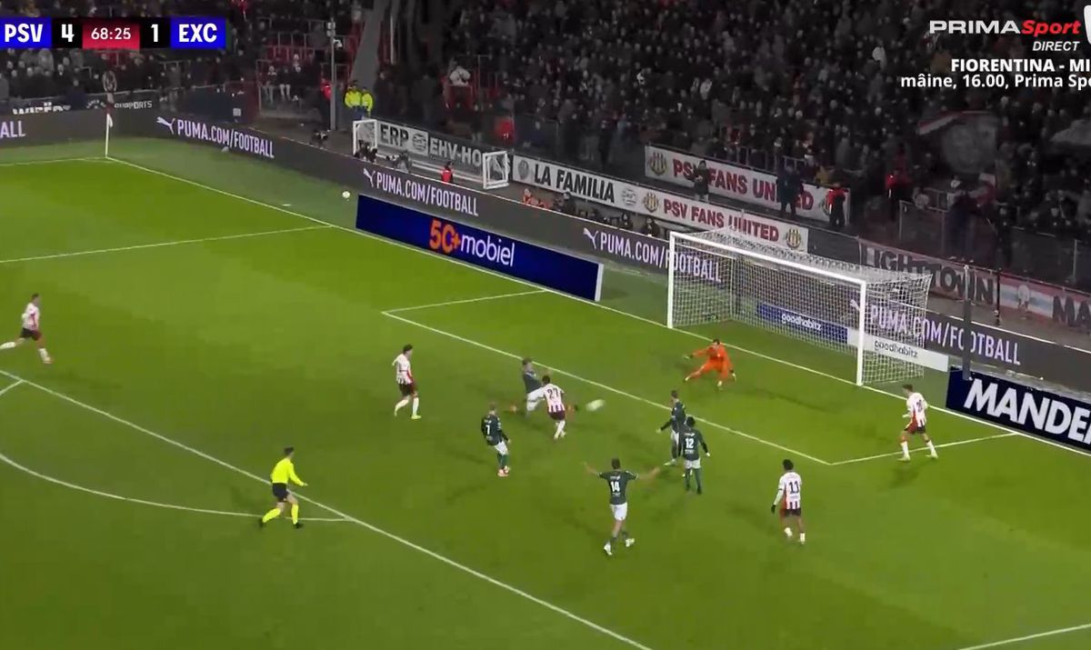 Dennis Man, gol în PSV - Excelsior