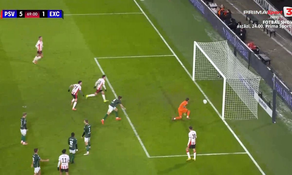 Dennis Man, gol în PSV - Excelsior