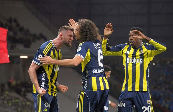 Fenerbahce a câștigat Supercupa Turciei chiar în fața rivalei Galatasaray