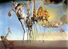Excentricul Salvador Dali a jucat fotbal cu legendele Barcelonei. Artistul a sponsorizat o echipă întreagă printr-o semnătură