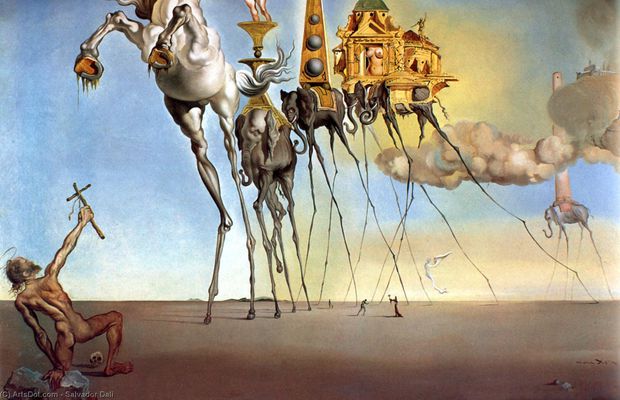 Excentricul Salvador Dali a jucat fotbal cu legendele Barcelonei. Artistul a sponsorizat o echipă întreagă printr-o semnătură