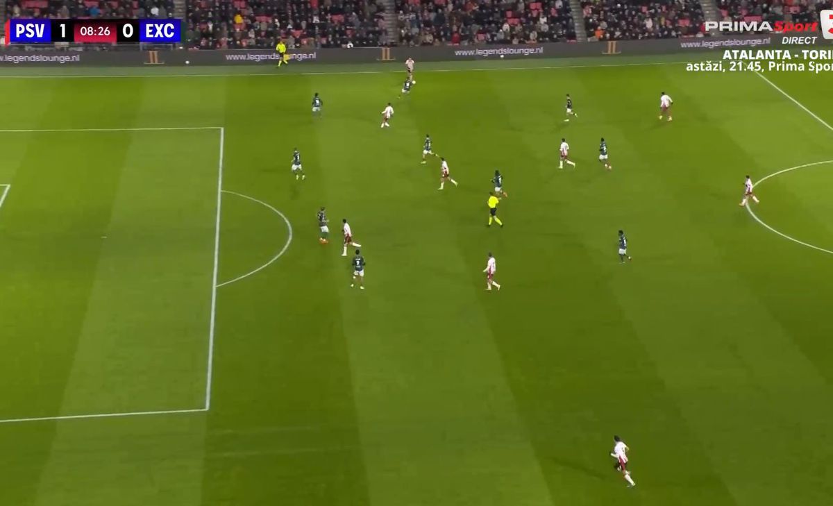 Dennis Man, pasă de gol în PSV - Excelsior