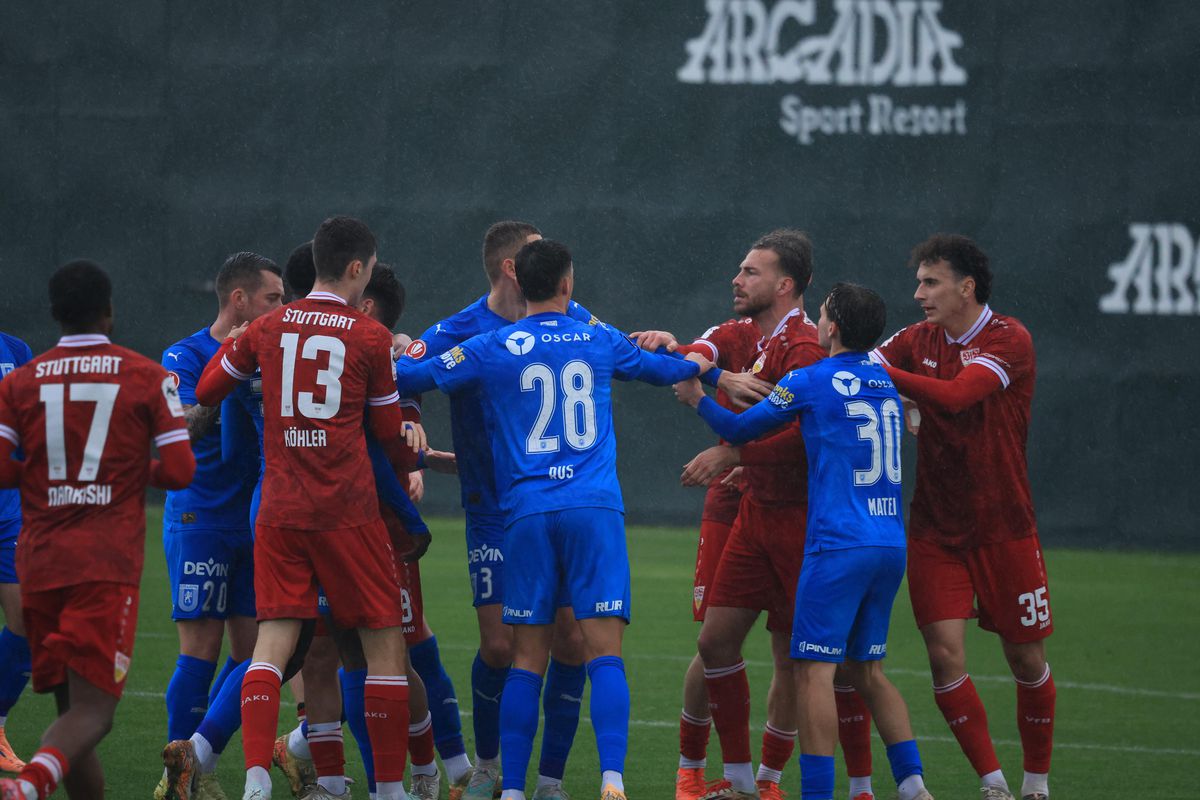 Rezultat îngrijorător pentru Universitatea Craiova în Antalya: liderul din Superligă a fost subordonat de echipa secundă a clubului din Bundesliga