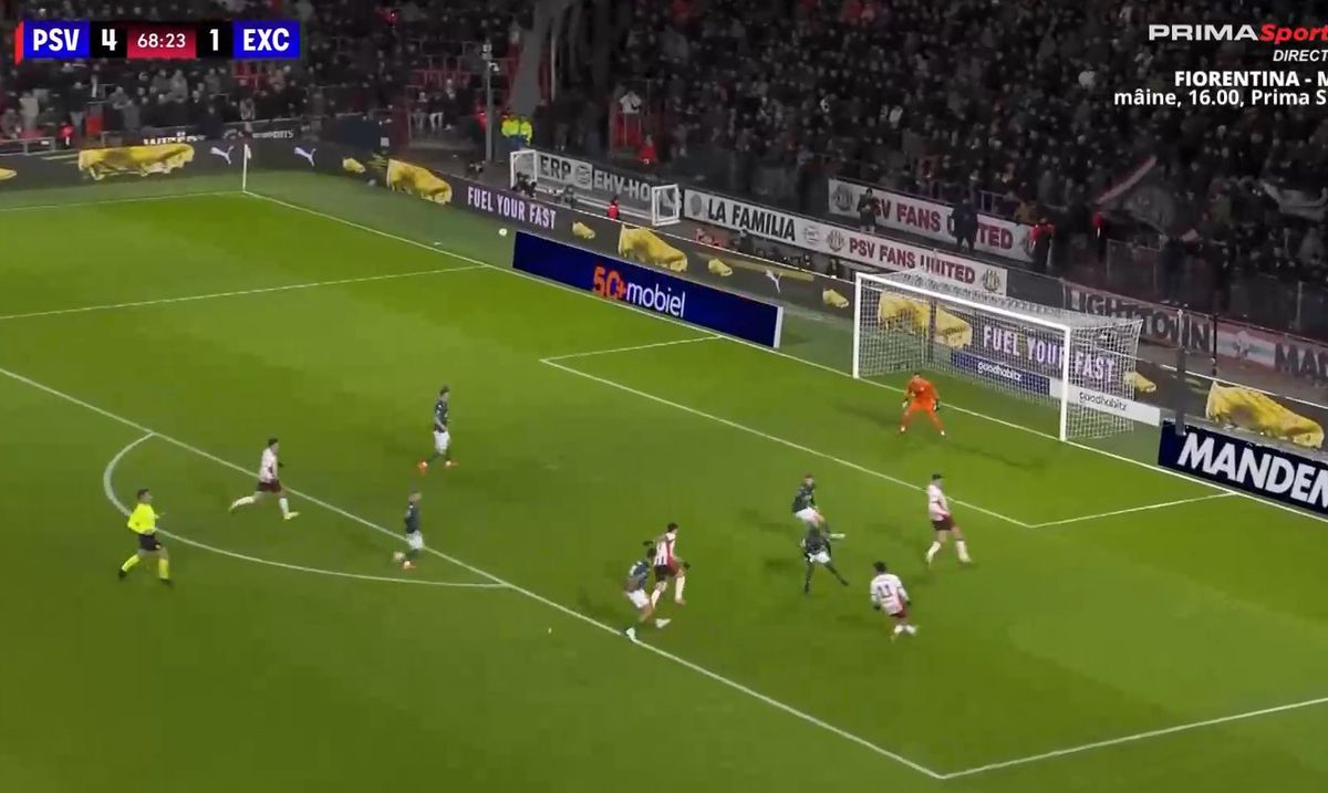 Dennis Man, gol în PSV - Excelsior