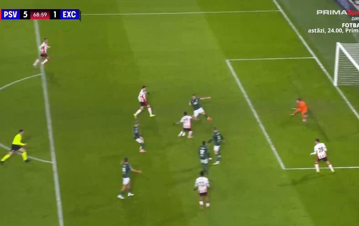 Dennis Man, gol în PSV - Excelsior