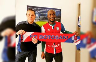 Ulrich Meleke a semnat cu FC Botoșani! E căpitanul U21 al naționalei Coastei de Fildeș