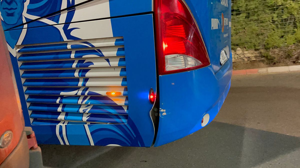 FOTO Mic accident autocar CS Universitatea Craiova 10.02.2022