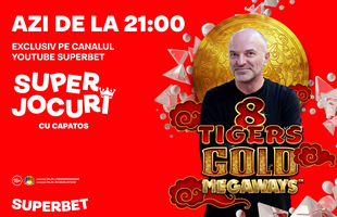 Capatos premiază și azi participanții la show, live-ul de la 21 pe canalul de Youtube Superbet!