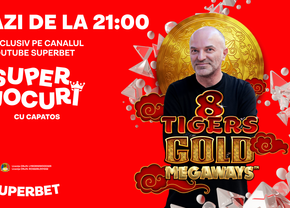 Capatos premiază și azi participanții la show, live-ul de la 21 pe canalul de Youtube Superbet!