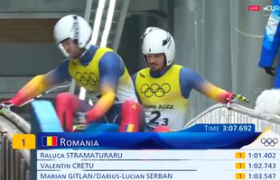 Ce fac românii la Jocurile Olimpice de la Beijing » Ștafeta „tricoloră” la sanie a obținut cel mai bun loc al nostru de până acum