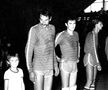 Alături de fiul său și de colegii de la Elcond Zalău, în 1986, foto: Arhiva personală
