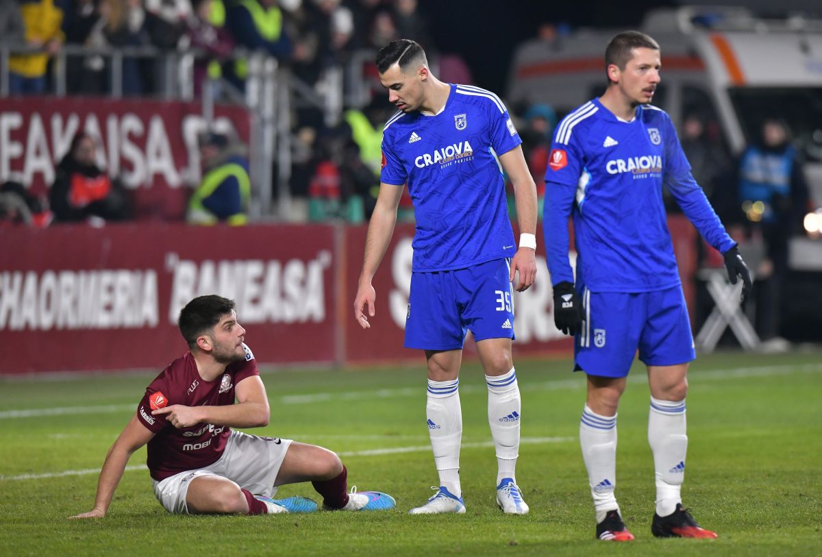 Acuză tentative de intimidare la Rapid - FCU Craiova: „Au pus presiune cu oamenii de pe tunel. Nu trebuie să reproduc cuvintele”