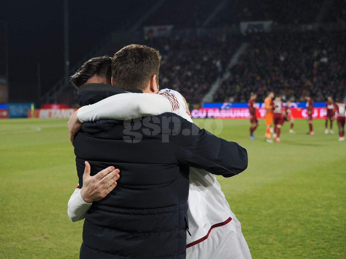 Fotbalistul dorit de Mutu la CFR Cluj, în tribune la înfrângerea cu Rapid » Cum l-au surprins reporterii GSP