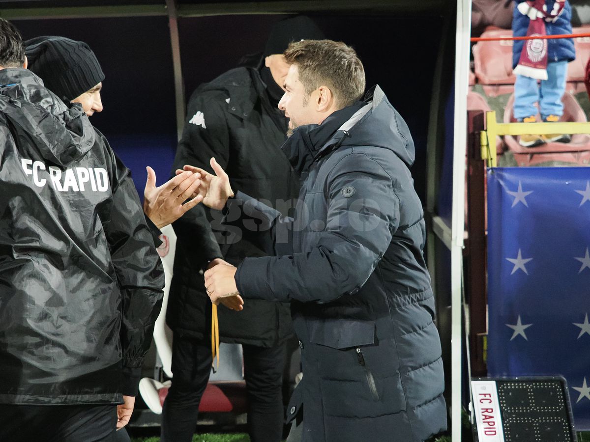 Fotbalistul dorit de Mutu la CFR Cluj, în tribune la înfrângerea cu Rapid » Cum l-au surprins reporterii GSP