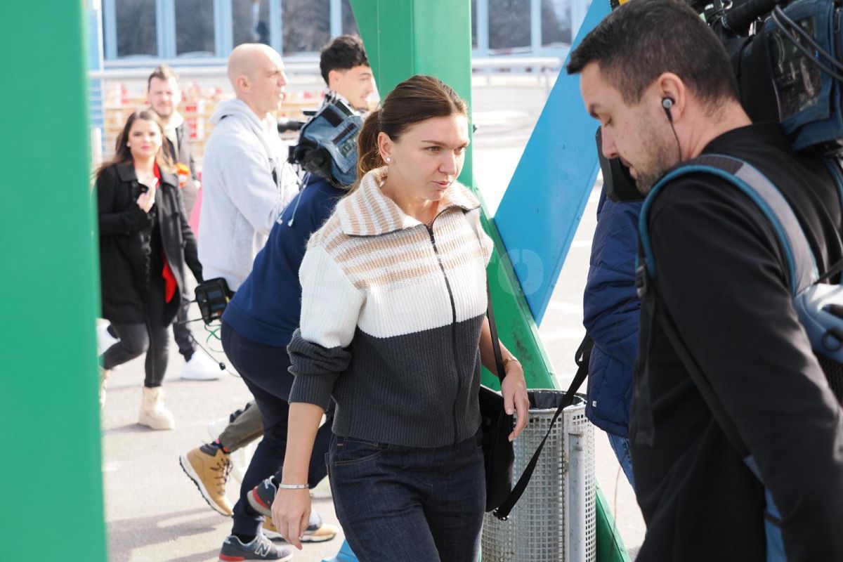 Stere Halep a venit la meci » Prima reacție după audierile Simonei: „Ați văzut la aeroport”